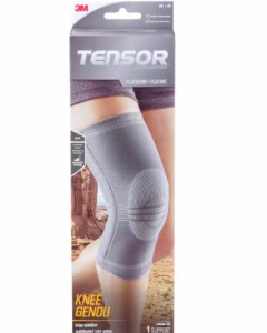 TENSOR KNEE STABILIZER PLATINUM: LARGE GRAY