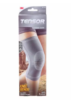 TENSOR KNEE STABILIZER PLATINUM: LARGE GRAY